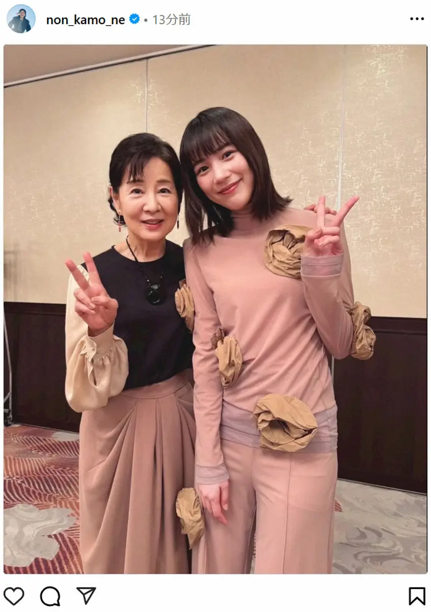 【芸能】のん　「はう、いつもお美しい…」吉永小百合との2ショにフォロワー感嘆「お宝ショット」「いい写真」